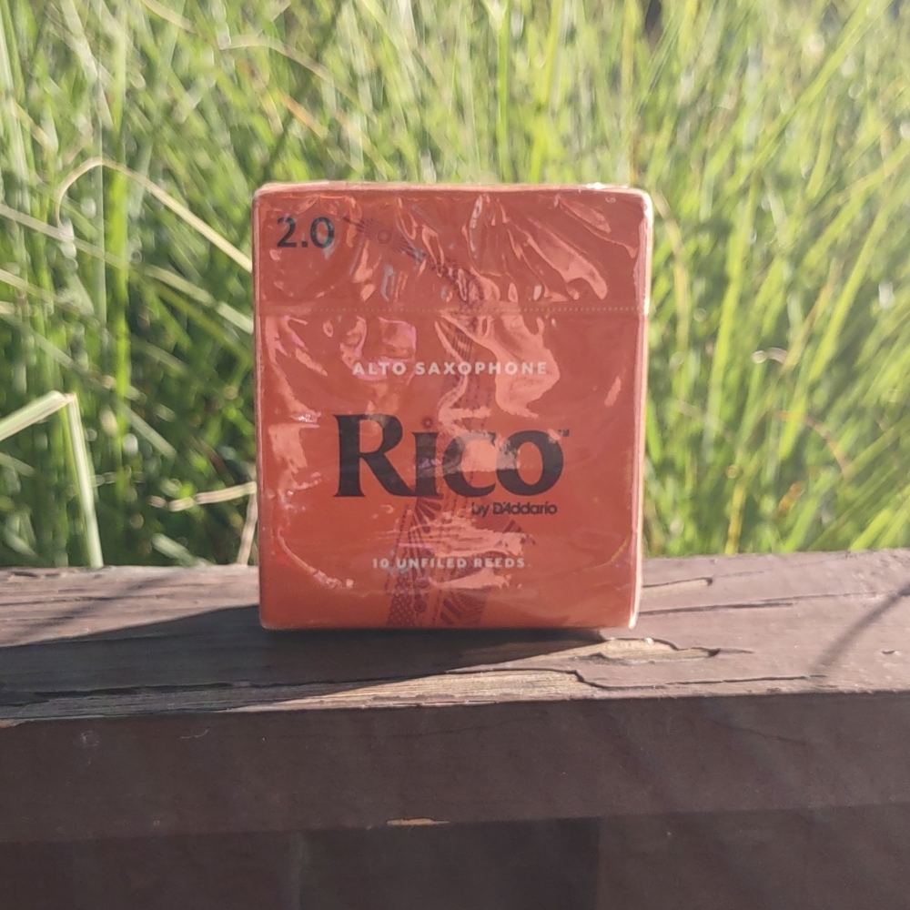 10 Pack Rico Alto Saxophone Unfiled Reeds Strength 2.5 RJA1025 NEW
